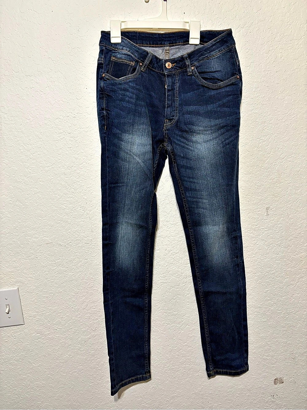 Piazza Italia Kinship Skinny Jeans Blue Waist 44